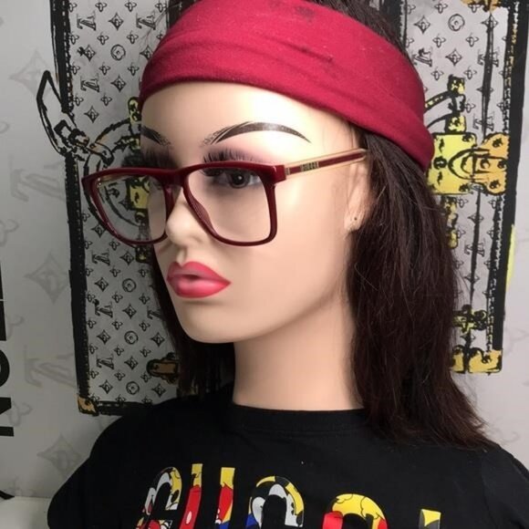 Gucci Burgundy Eyeglasses GG0561o 003 - Picture 1 of 12